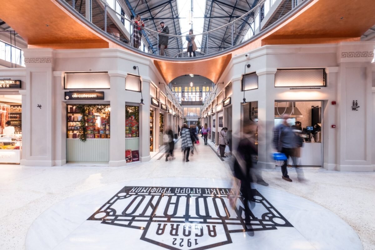 αγορά Μοδιάνο Θεσσαλονίκη εσωτερικό, shopping Θεσσαλονίκη