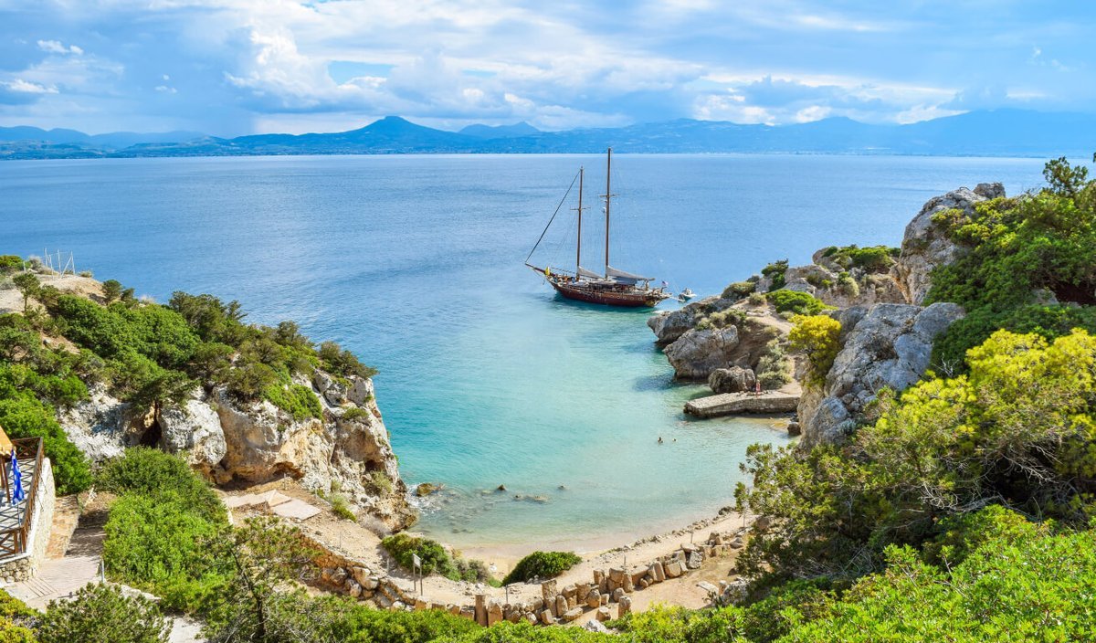 Ηραίο Περαχώρας παραλία Κορινθίας